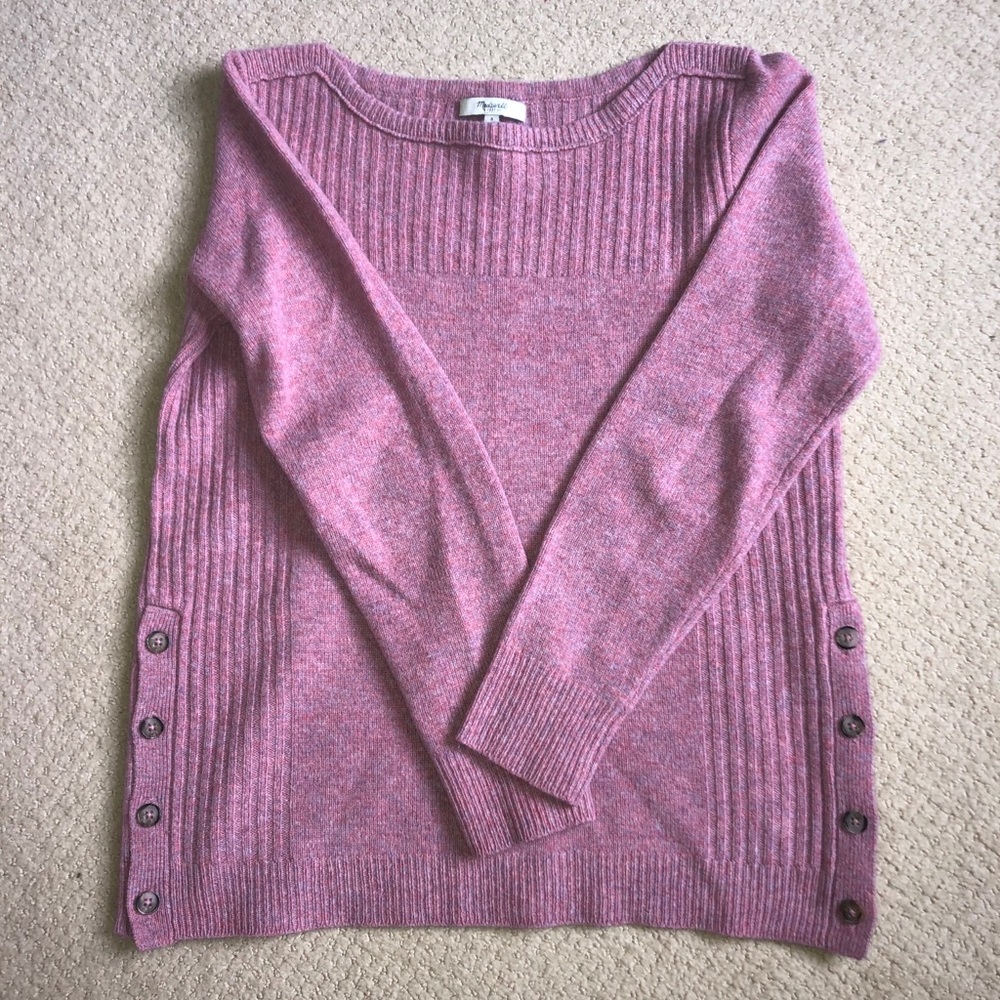 Madewell pink sweater